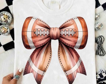 Football Coquette Png, Football Bow Png, Football Png, Fall Png, American Football Sport Png, Football Mom Png, Game Day Sublimation Design