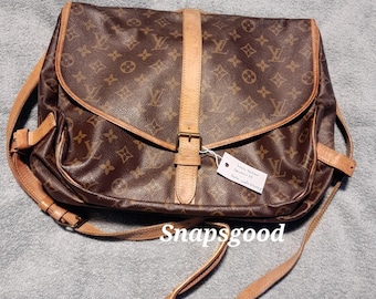 Authentische Louis Vuitton Samuar 35 Umhängetasche