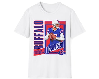 Buffalo Football Josh Allen T-Shirt - Soft Unisex Graphic T-Shirt - Game Day Buffalo Apparel