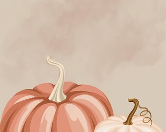Autumn Wall Art Prints: Pumpkin Spice, Cozy Quote, Watercolor Leaves (Digital Download)