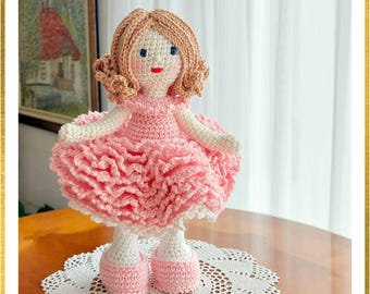 Prinzessin Häkelanleitung, Amigurumi Doll Pattern