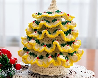 Crochet Christmas Tree Pattern, Xmas Amigurumi Pattern