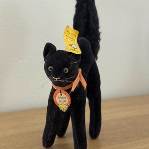 Steiff Black Tom Cat - Etsy