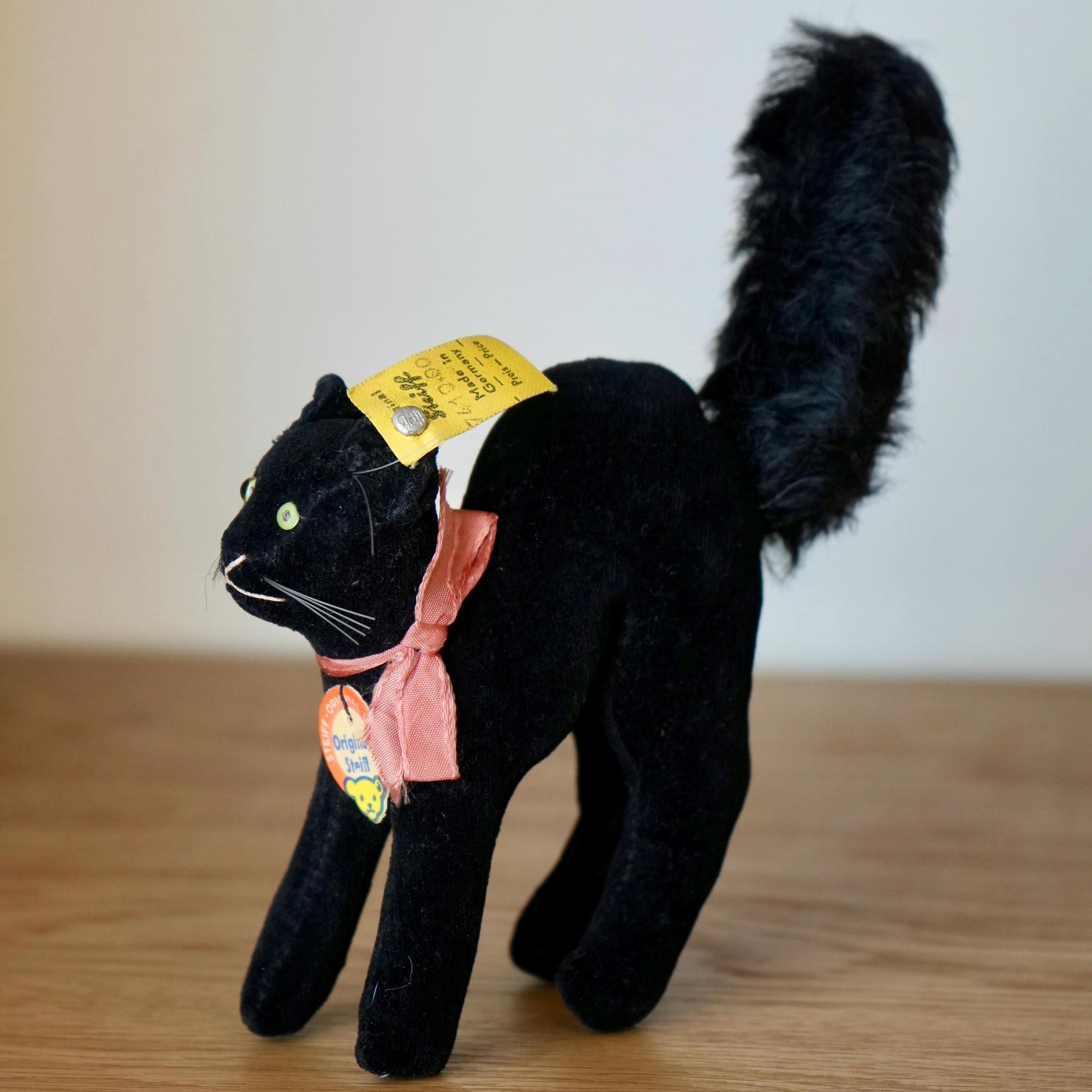 Steiff black tom cat - Etsy 日本