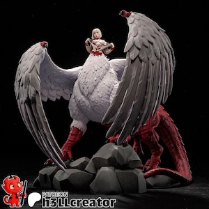 Falin Touden - Delicious in Dungeon - Anime Collectible Figurine | Fanart by h3LL creator | 1/35 Scale | Resin 3D Printed Figure