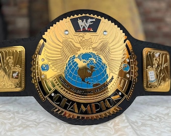 Big Eagle Attitude Era Scratch Logo Championship Belt 2mm brass