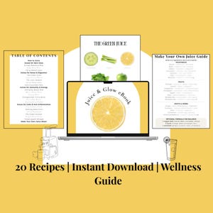 Livre électronique de recettes de jus de peau radieux : bonne mine, énergie et immunité (téléchargement numérique)