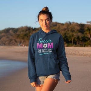 Funny Soccer Mom Hoodie: Cozy Game Day Sweatshirt