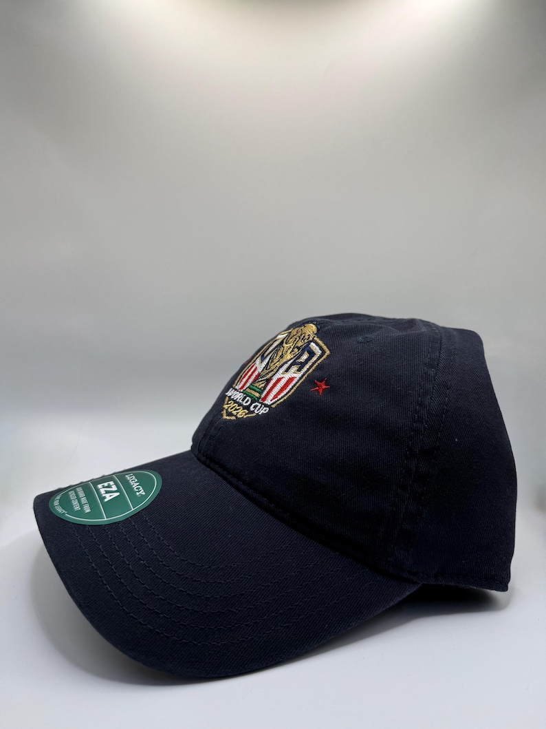 USMNT World Cup 2026 Legacy EZA Navy Dad Hat image 3