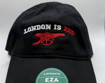 Arsenal Legacy Cap - Black Vintage Cannon Hat, Football Fan Gear