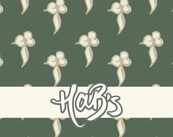 Papel pintado / Estampado sin costuras / Flores verdes / Estilo cottagecore vintage / Diseño digital repetitivo / 29 cm x 24 cm
