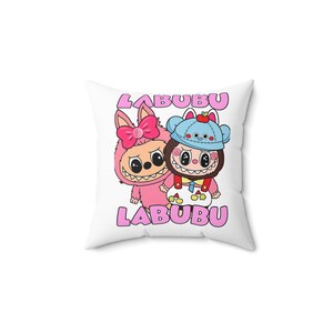 Cute Cartoon Decorative Pillow, Fun Pillow for Kids Room, Gift for Birthdays, Playroom Decor, Animal Lovers Gift