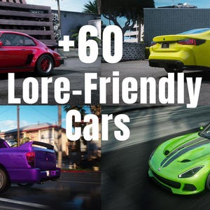60+ Lore-Friendly Cars in FiveM | Huge Vehicle Update