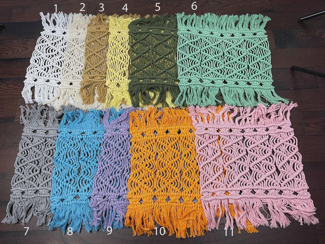 Newborn Macrame Rug Photo Props. RTS! - Etsy