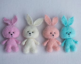 Adorable Bunny Animals Props for Newborn Photography RTS!