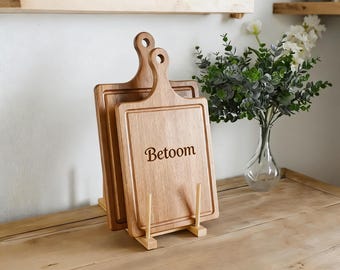 Personalized Acacia Cutting Board Engraved Wood Charcuterie Board