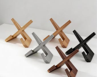 Wooden Cookbook Display Stand, Book Stand Recipe Holder