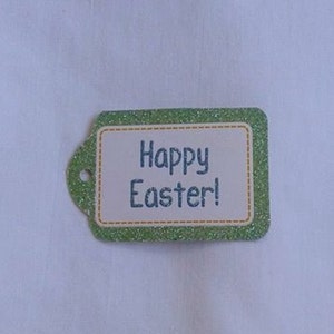 Up Cycled Happy Easter! / Chicks and Eggs Gift Tags... Set of 4