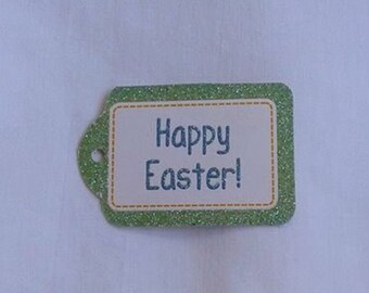 Up Cycled Happy Easter! / Chicks and Eggs Gift Tags... Set of 4