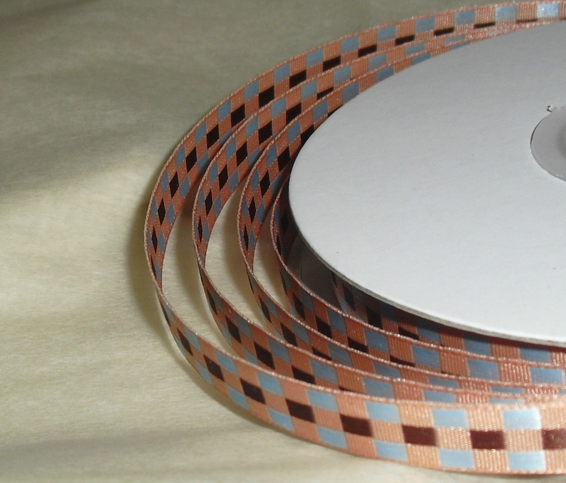 Spool of Ribbon / Brown Ribbon / Thanksgiving / Fall Ribbon / - Etsy