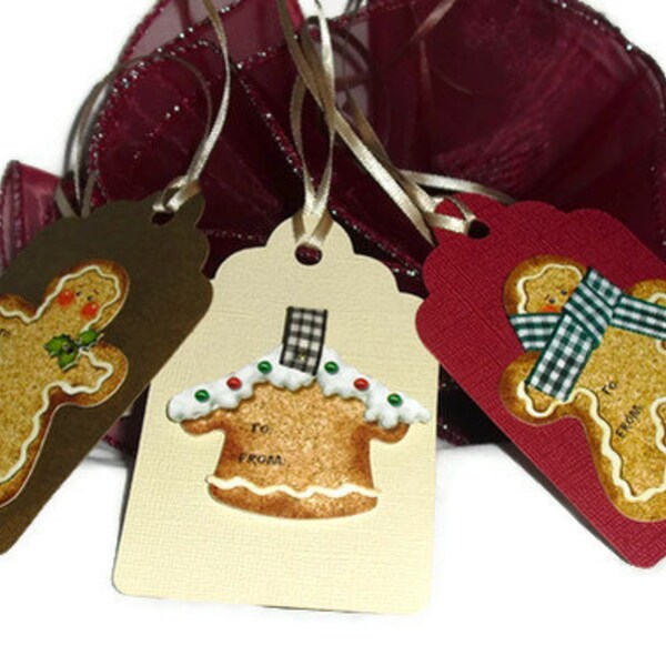 Gingerbread Gift Tag Set of 3