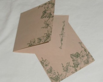 Garden Notes / Gift Tags / Up Cycled Notes / Set of 6