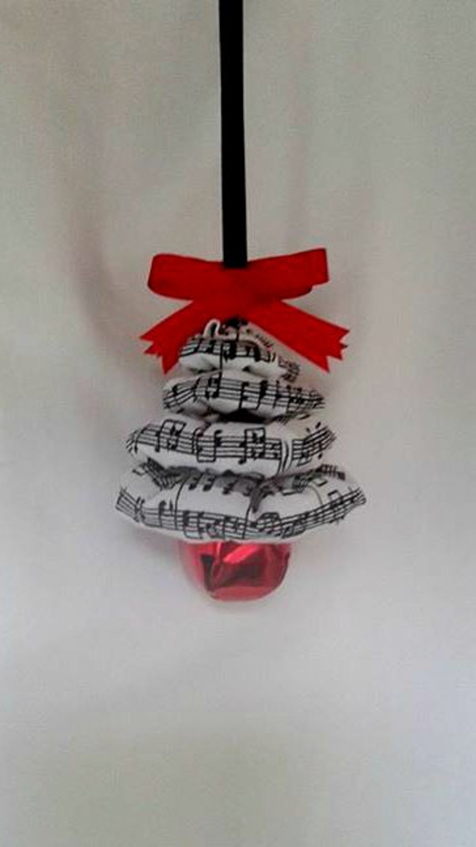 Music Notes Christmas Tree Ornament / Christmas in July / Etsy