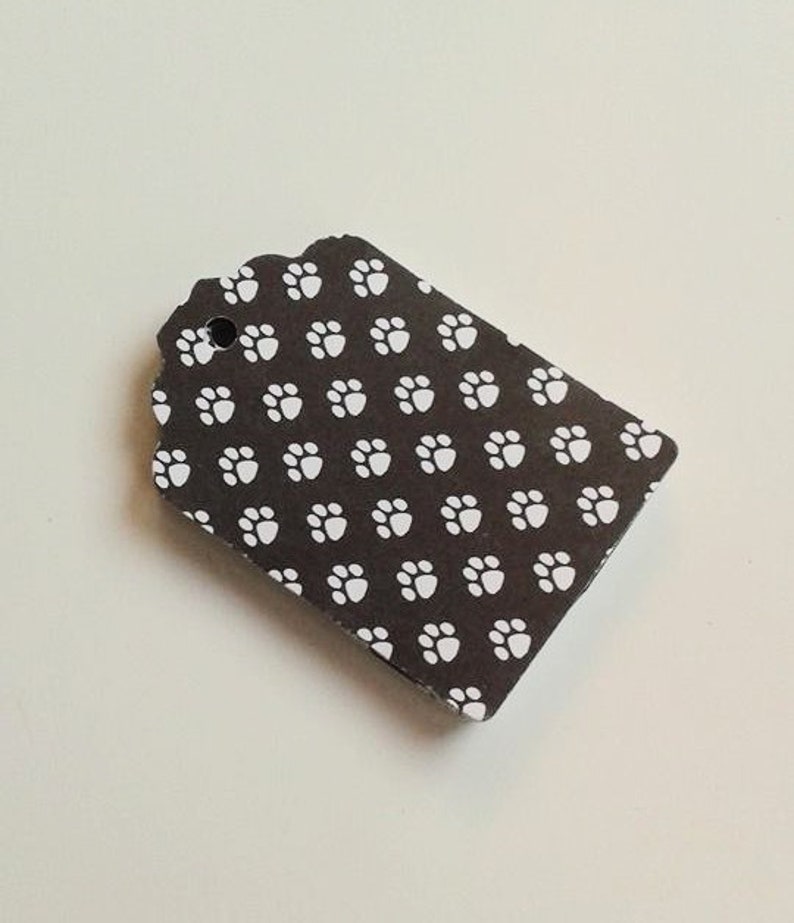 Paw Print Design / Dog / Cat / Dog Gift / Cat Gift / Gift Tag - Etsy