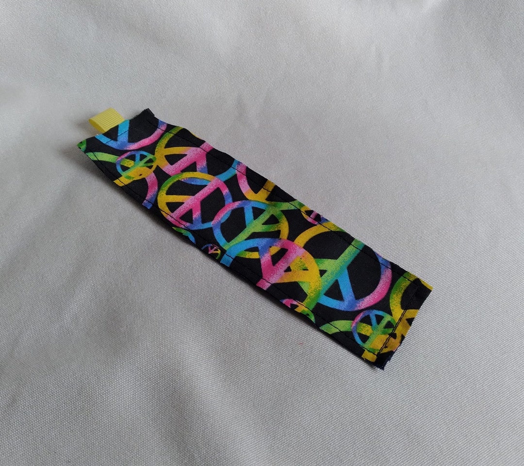 Peace Sign Bookmark / Fabric Bookmark / Peace / Rainbow Peace - Etsy