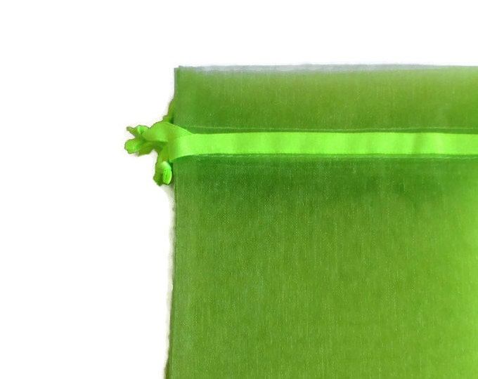 Green Organza Bags Etsy
