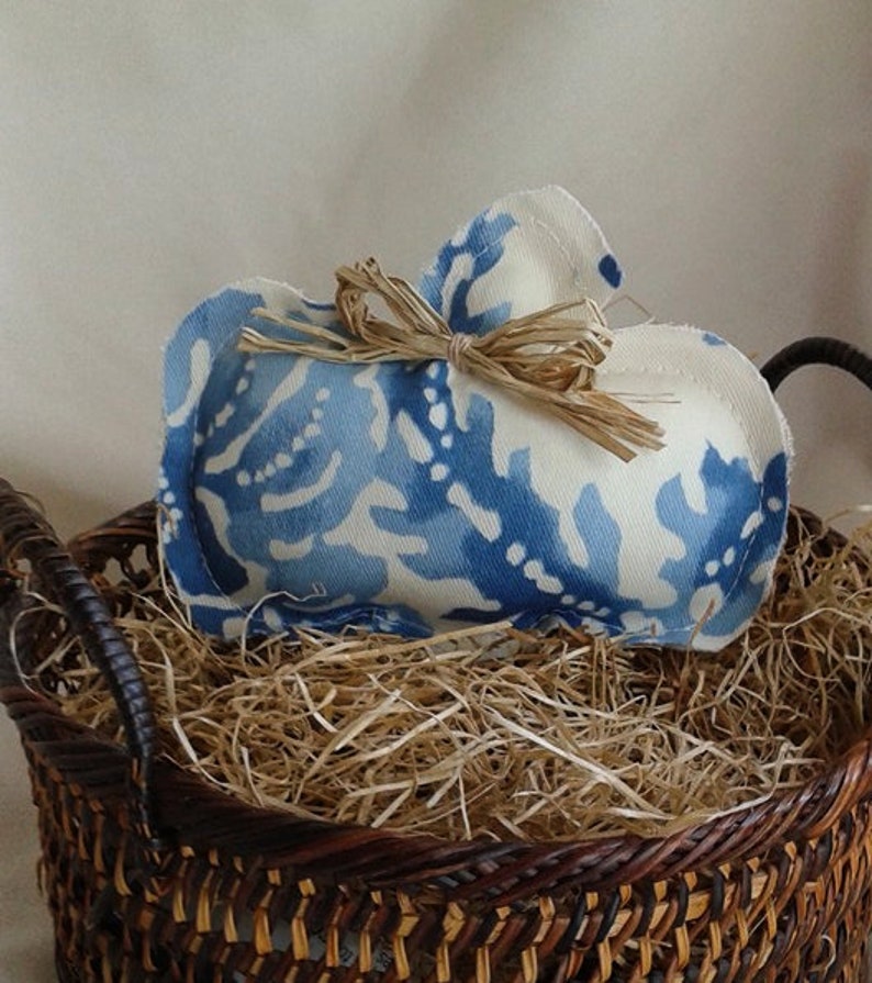 Blue Pumpkin Bowl Fillers / Bowl Fillers / Set of 3 / Fall Etsy