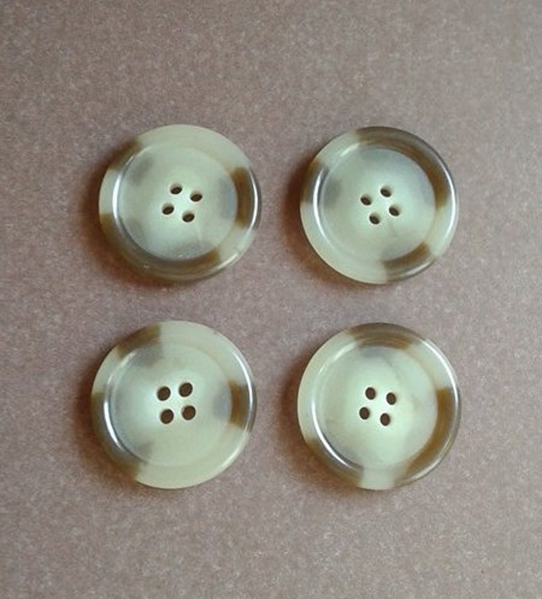 Vintage Beige and Brown Marble Buttons / Sweater Buttons - Etsy