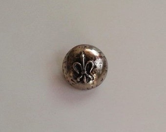 Unique Symbol Button / Metal Button / Symbol Button / Vintage 1950's