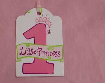 Baby Girl's 1st Birthday Gift Tag / Set of 3