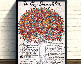 Impresión artística minimalista de madre e hija: póster para decoración del hogar