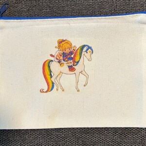 Rainbow Brite, Sprite, and Starlite pouch.  Perfect size for a pencil pouch or makeup pouch.