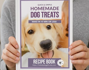 Healthy Dog Food & Treat Recipe eBook, Homemade PDF Download, DIY Pet Cookbook