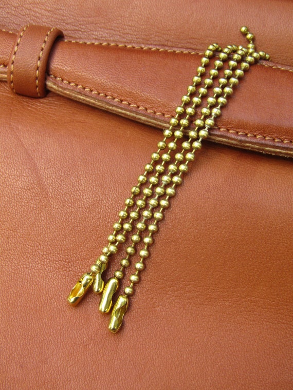 Replacement Hang Tag Chains For Vintage Coach Bag Purse Lot of 6 Brass Ball Chain Etsy