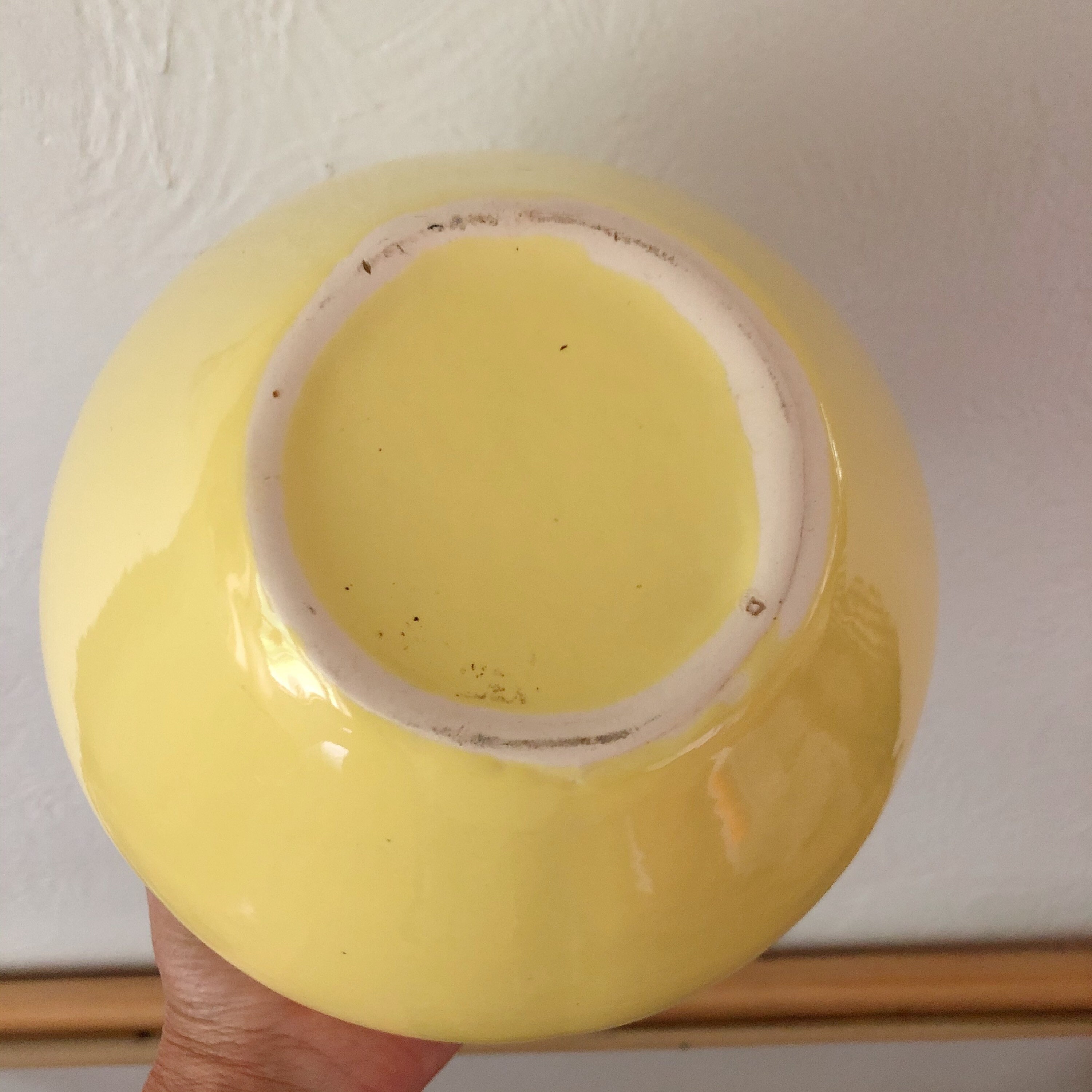 Vintage yellow pottery yellow ceramic vase beautiful vintage Etsy