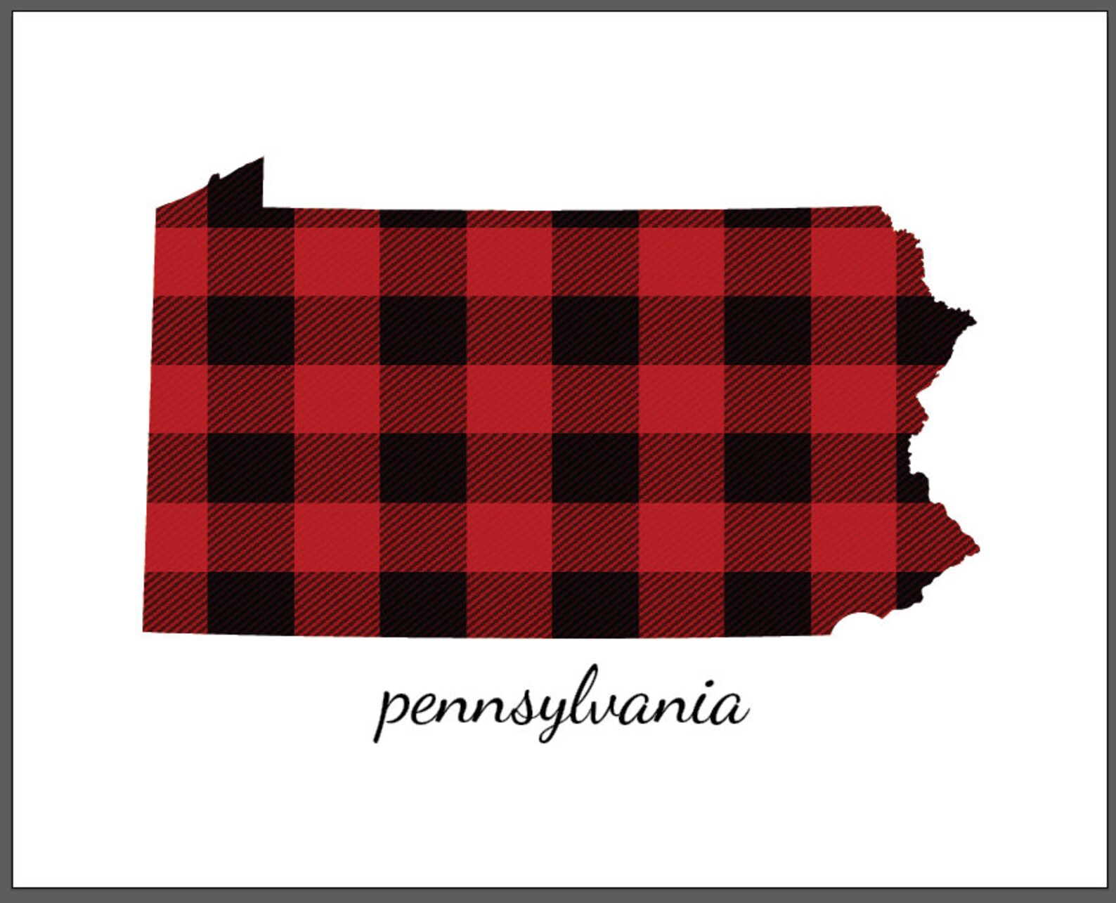 Home Sweet Home Pennsylvania Map Print Pennsylvania State Map Etsy India
