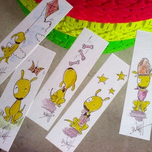 Happy Dog Bookmarks