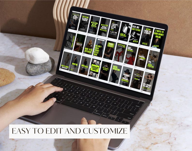 Luxury Digital Marketing, Passive Income, Online Business Strategy, Digital Products Canva Social Media Story Reel Cover Aesthetic Templates