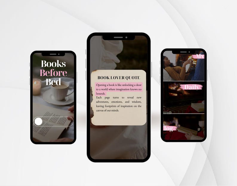 Aesthetic Cozy Bookstagram Reels for Authors, Book Lovers, Influencer, Content Creators, Canva Instagram Book marketing video reel templates