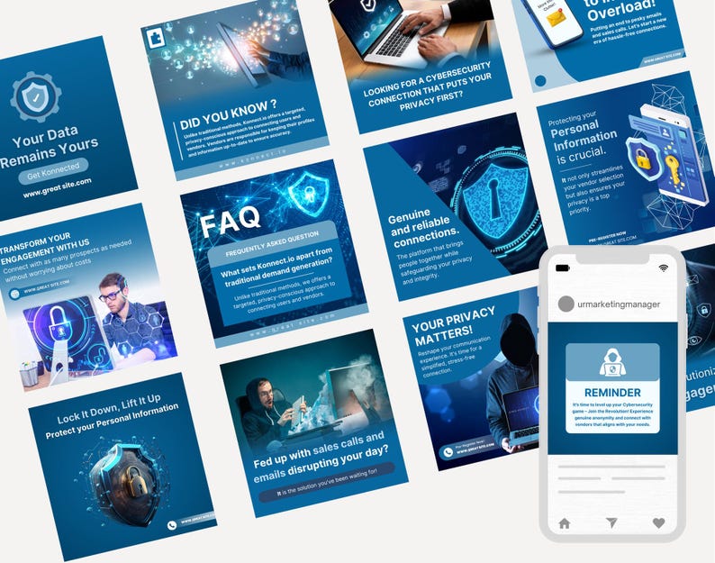 Privacy Post Graphics Cybersecurity, IT Security, Tech Businesses, Vendor Connection, Data ...