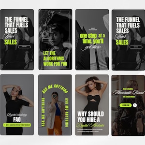Luxury Digital Marketing, Passive Income, Online Business Strategy, Digital Products Canva Social Media Story Reel Cover Aesthetic Templates
