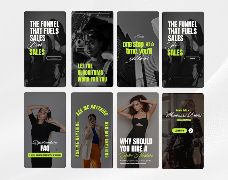Luxury Digital Marketing, Passive Income, Online Business Strategy, Digital Products Canva Social Media Story Reel Cover Aesthetic Templates