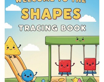 Shape Tracing Workbook for Preschoolers | Printable Digital Download | Early Learning Shapes Practice Sheets