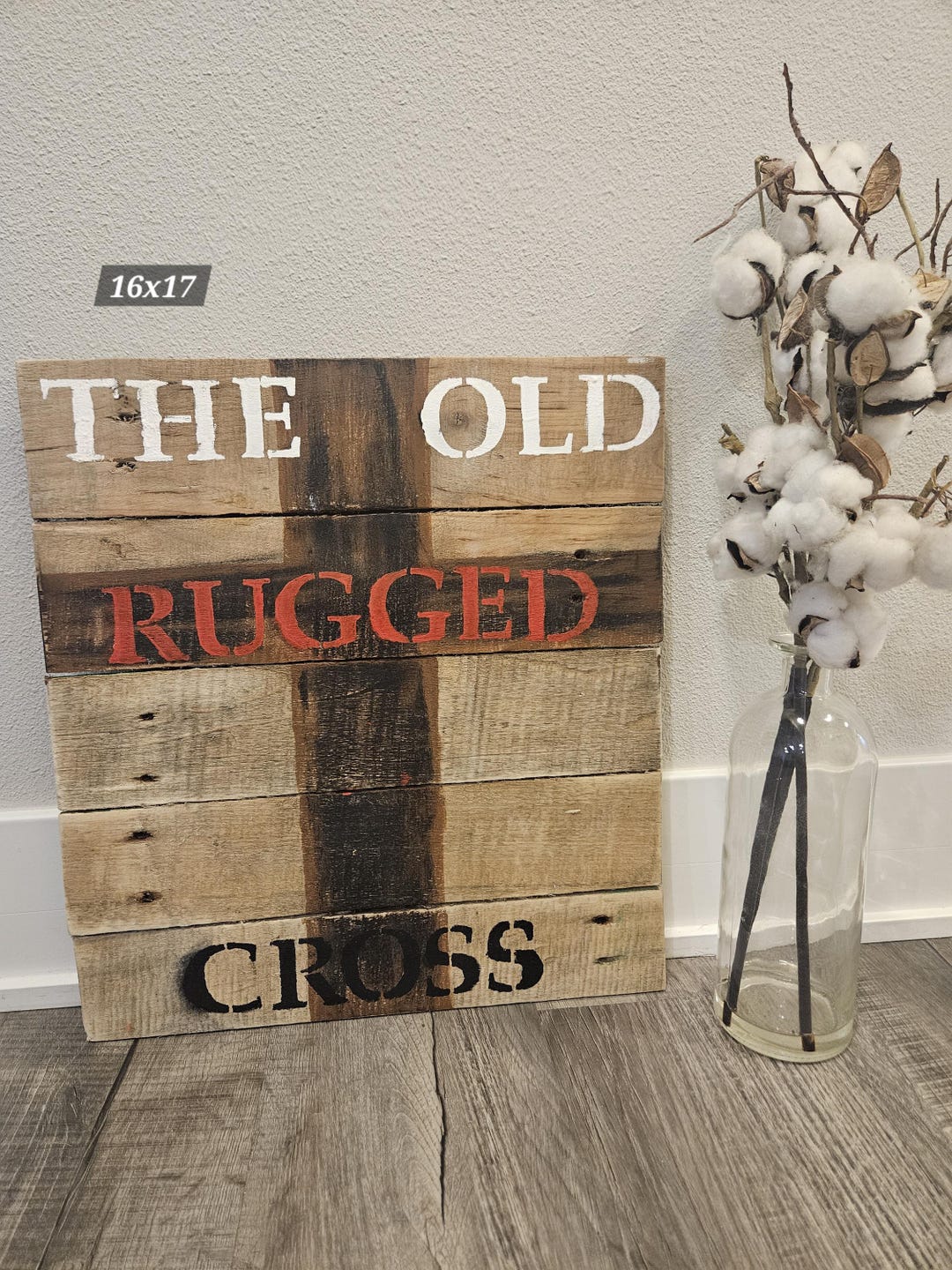 The Old Rugged Cross - Etsy