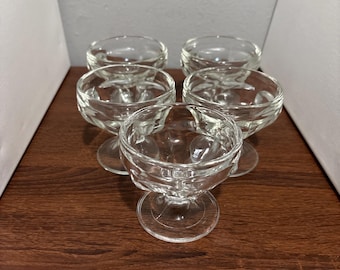 black wine glass Vintage French Black Stem Wine Glass – Happy Hour Vintage Goods main image 1
