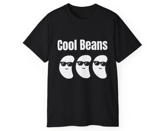 Cool Beans T-Shirt, Retro Graphic Tee, Funny Sarcastic Shirt